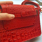 Сумки и аксессуары handmade. Livemaster - original item red handbag. Handmade.