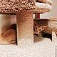 A complex for cats with a kennel for a dog. Scratching Post. Workshop for dogs and cats. My Livemaster. Фото №6