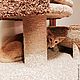 Комплекс для кошек с конурой для собаки. Когтеточки. Мебель для животных Усатые Хвостатые. Ярмарка Мастеров.  Фото №6