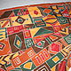 Шелковый платок батик Африканские мотивы, Шарфы, Ессентуки,  Фото №1