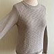 Шелковый джемпер "Золотые пески". Джемперы. FAVORITE KNITWEAR (Наталья). Ярмарка Мастеров.  Фото №4