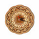 Round wooden wall clock 'Rowan' D25. Art.40021, Watch, Tomsk,  Фото №1