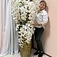 Напольная орхидея с 21 шт, Элементы интерьера, Ковров,  Фото №1