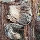  Котёнок-озорник 15х15. Картины. Наталия ∽ Картины из шерсти ∽ (WoolenArt). Ярмарка Мастеров.  Фото №4