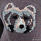 Вязаный жилет безрукавка с капюшоном "My Bear". Жилеты. Елена Трошина (шапка_свитер_2носка). Ярмарка Мастеров.  Фото №5