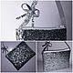 Cosmetic bag with glitter. Beauticians. Tanyusha (inozemtcevatv). Online shopping on My Livemaster.  Фото №2