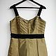 Коктельное платье от Американского бренда WD NY, цвет Золотистой Оливы