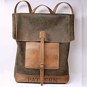 Кожаная женская дизайнерская сумка Pattern Olivia