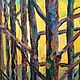 Oil Painting "Living Forest", Pictures, Moscow,  Фото №1