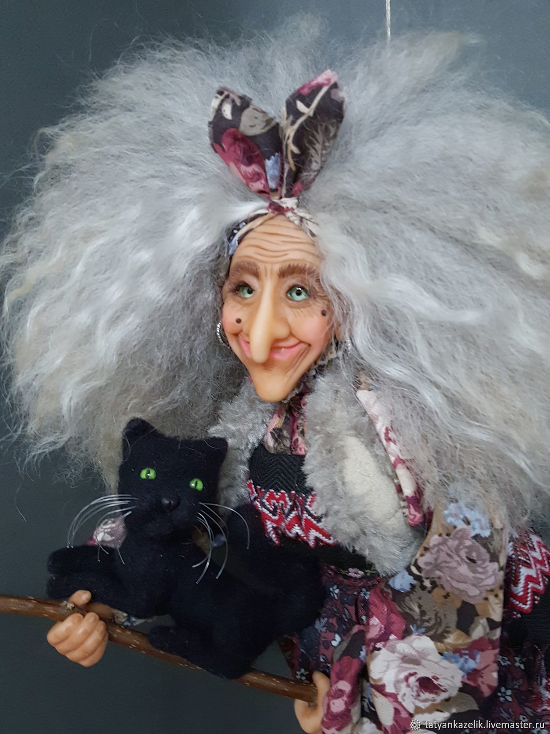Интерьерная кукла Светлана Терентьева баба Яга