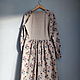 Linen dress in flowers. Dresses. ZanKa. Online shopping on My Livemaster.  Фото №2
