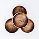 Набор деревянных тарелок из Сибирского Кедра 170 мм TN49. Наборы посуды. ART OF SIBERIA. Ярмарка Мастеров.  Фото №5