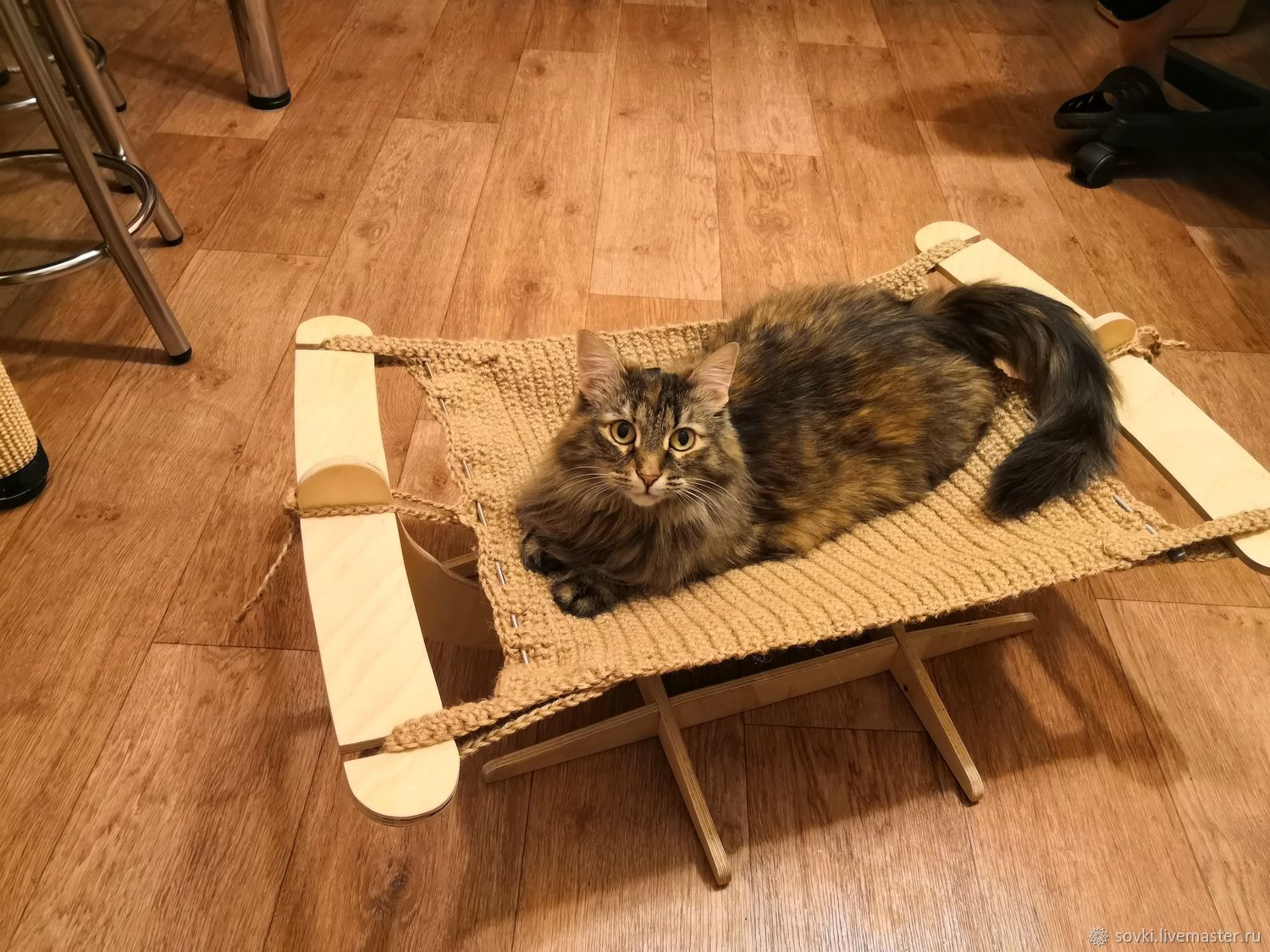 гамак для кошек на стул