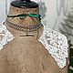 Винтаж: Антикварная цепь с Т-образным шармом. Колье винтажные. Austrian Vintage. Ярмарка Мастеров.  Фото №5
