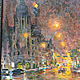 Painting night city painting in St. Petersburg acrylic painting painting 30 by 40 cm. Pictures. paintmart (oikos). My Livemaster. Фото №4
