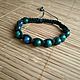Bracelet made of chrysocolla in the skin, Bead bracelet, Moscow,  Фото №1