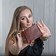 Wallet from genuine leather Slim (brown), Wallets, Moscow,  Фото №1
