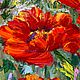 Oil painting 'Poppy field'. canvas poppies flowers. Pictures. Pictures with a soul. Online shopping on My Livemaster.  Фото №2