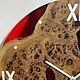 Заказать Лофт часы из слэба капового карагача со смолой. Akutrau Woodworking. Ярмарка Мастеров. . Часы классические Фото №3