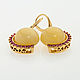 Silver earrings in Baltic amber with Swarovski crystals. Earrings. BALTIC GOLD. Online shopping on My Livemaster.  Фото №2