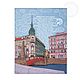 Комплект  полотенец из рогожки "Белые ночи". Полотенца. Мастерская Екатерина Вязаный Уют. Ярмарка Мастеров.  Фото №5