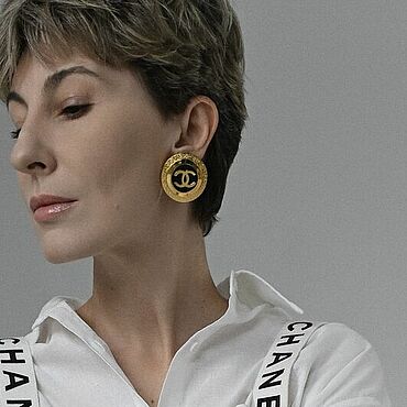 Винтаж ручной работы. Ярмарка Мастеров - ручная работа Винтаж: Клипсы  CHANEL 29 cезон. Handmade.