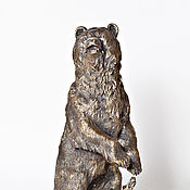 Для дома и интерьера handmade. Livemaster - original item Bear sculpture bronze. Handmade.