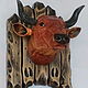 Cow-decorative panel on the wall, Souvenirs3, Voronezh,  Фото №1