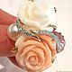 Кольцо"Rose d'Amour"коралл,жемчуг,турмалин,золото 750, Кольца, Москва,  Фото №1