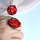 Coral ring and brooch. Jewelry Sets. MagicJewelr. Online shopping on My Livemaster.  Фото №2