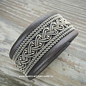 Скандинавский кожаный браслет "ИВАР" - браслеты в скандинавском стиле