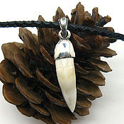 Украшения handmade. Livemaster - original item Pendant amulet talisman Fang the tooth of a crocodile, a simple suspension. Handmade.
