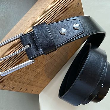 Аксессуары ручной работы. Ярмарка Мастеров - ручная работа Ремень мужской из натуральной кожи. Handmade.