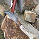 Продан Нож Стальное перо. Ножи. Старый дворик. Ярмарка Мастеров.  Фото №6