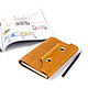 Leather notebook with rings compact A6 Notepad made of genuine leather, Notebooks, Moscow,  Фото №1