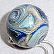 Кулон-шар в стиле Пандора Космическая буря. Подвеска. Виктория Гусева lampwork. Ярмарка Мастеров.  Фото №6