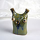 Заказать Хранитель колец ЗЕЛЕНЫЙ-2. Ammonit_art_ceramics. Ярмарка Мастеров. . Держатели Фото №3