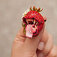 Toothy strawberry. Brooches. Romanycheva Natalia. My Livemaster. Фото №5