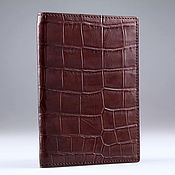Сумки и аксессуары handmade. Livemaster - original item Passport cover made of genuine crocodile leather IMA0020K45. Handmade.