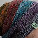 Hat of hemp rainbow HEMPHAT #104. Caps. Hemp bags and yarn | Alyona Larina (hempforlife). Online shopping on My Livemaster.  Фото №2