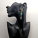 Earrings with turkvenite 'Venus in turquoise'. Earrings. Jewelry just for You (G-Korchagina). My Livemaster. Фото №4