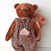 Куклы и игрушки handmade. Livemaster - original item Teddy Bear Brown. Handmade.