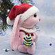 Master class New Year's Bunny. Knitting patterns. Bianova. Ярмарка Мастеров.  Фото №4