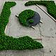Заказать Стена из мха Инь Янь 2*2м. Green.Box. Ярмарка Мастеров. . Панно Фото №3