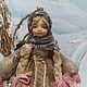 Ватная елочная игрушка Маняша. Елочные игрушки. DIY-Christmas toys. Интернет-магазин Ярмарка Мастеров.  Фото №2
