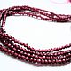 Garnet small faceted beads 2mm, 19cm strand, Beads1, Zheleznodorozhny,  Фото №1