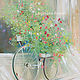Flower bicycle, Картины, Москва,  Фото №1
