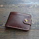 Leather wallet men's. Purse. crecca. Online shopping on My Livemaster.  Фото №2