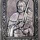 Икона Александр Невский, Серебро 925. Иконы. RUFINA. Интернет-магазин Ярмарка Мастеров.  Фото №2