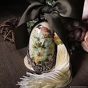 Яйцо деревянное колокольчик деревянный «Пасха» набор пасхальный